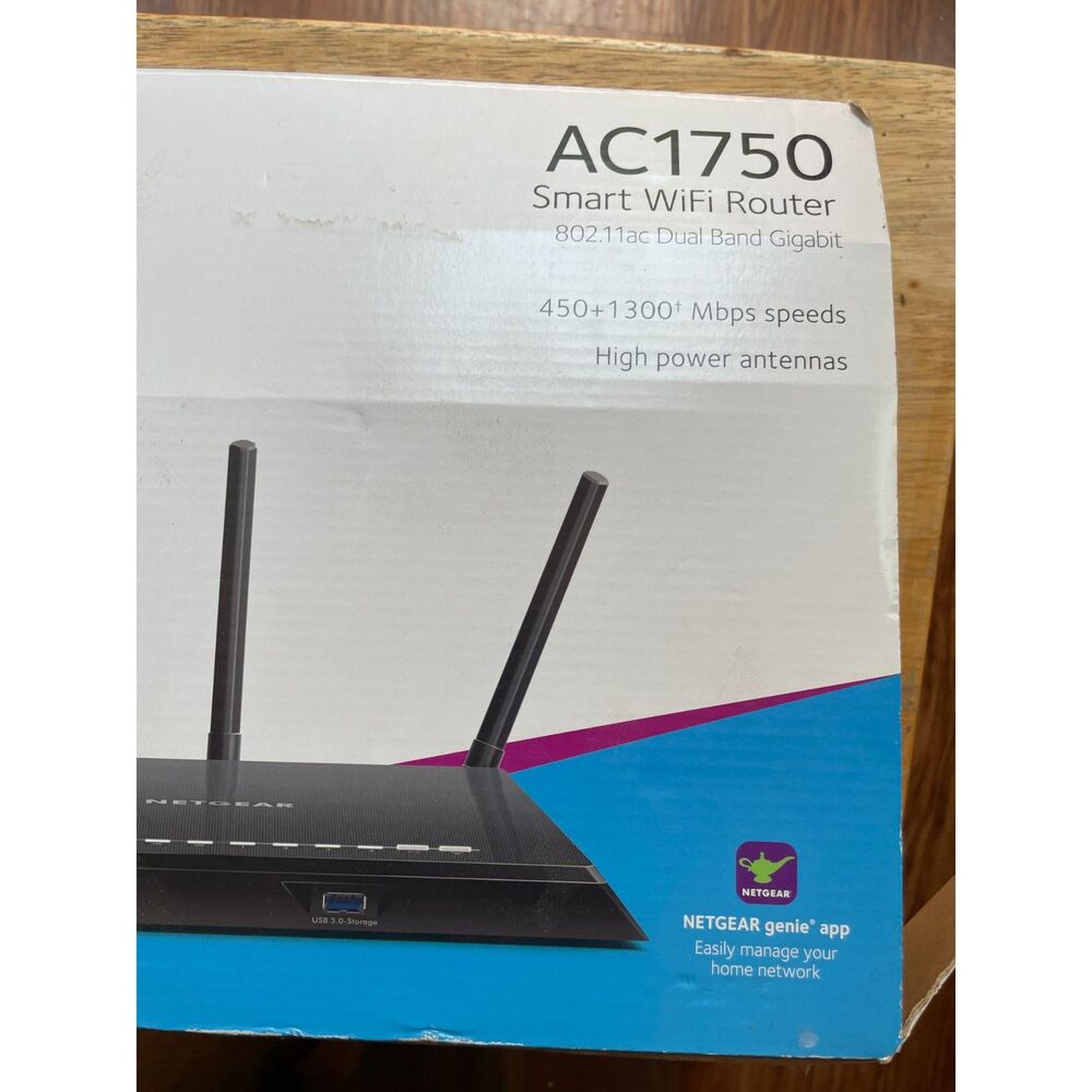 NETGEAR AC1750 Smart WiFi Router R6400 Dual Band Gigabit 802.11ac w/ Box
